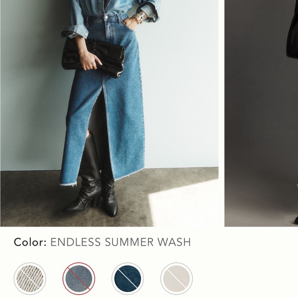 Pilcro Dresses & Skirts - Anthro Denim Skirt